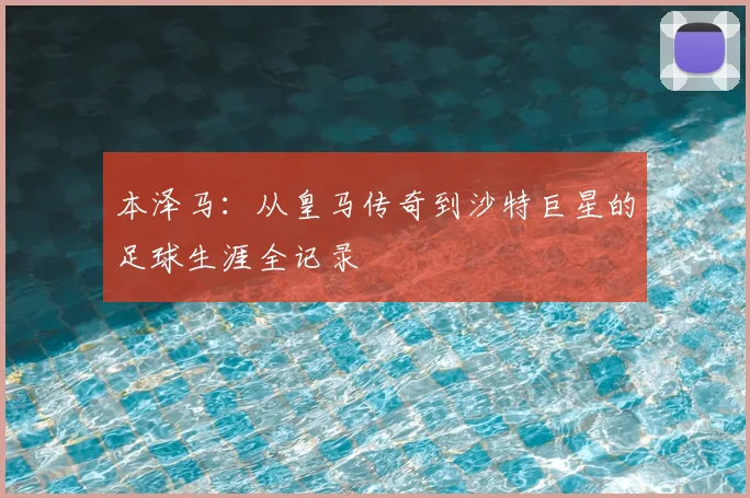 本泽马:从皇马传奇到沙特巨星的足球生涯全记录